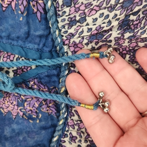 Karma Highway Peasant Boho Blouse - Picture 4 of 7